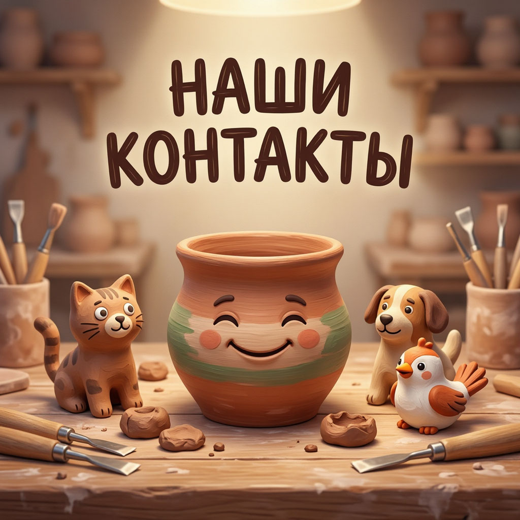 Контакты гончарной мастерской «Дом Рузской керамики»